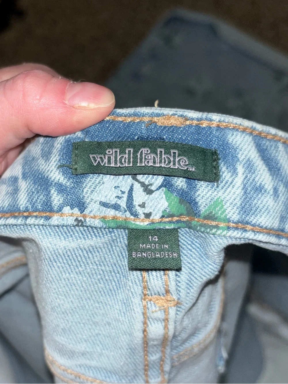 wild fable Floral Jeans - Picture 4 of 4